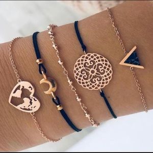 Black Moon Boho Bracelet Set